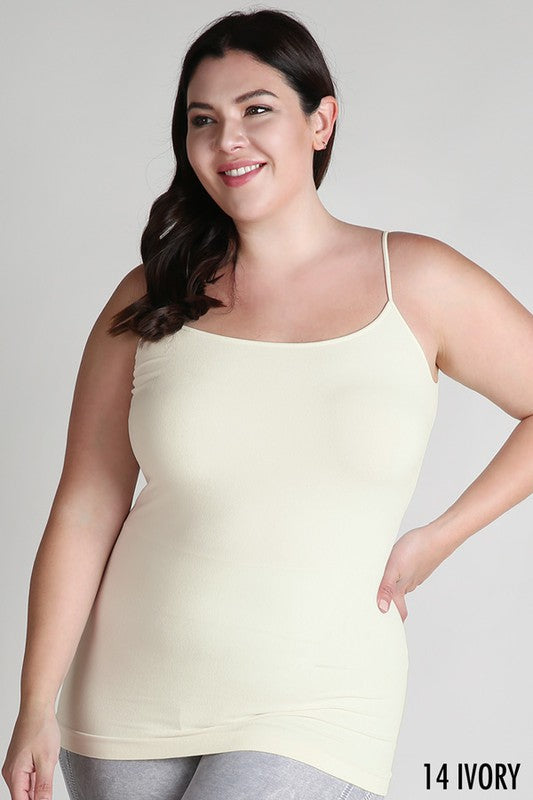 Nikibiki Long Camisole (Spaghetti Straps) Long/Plus