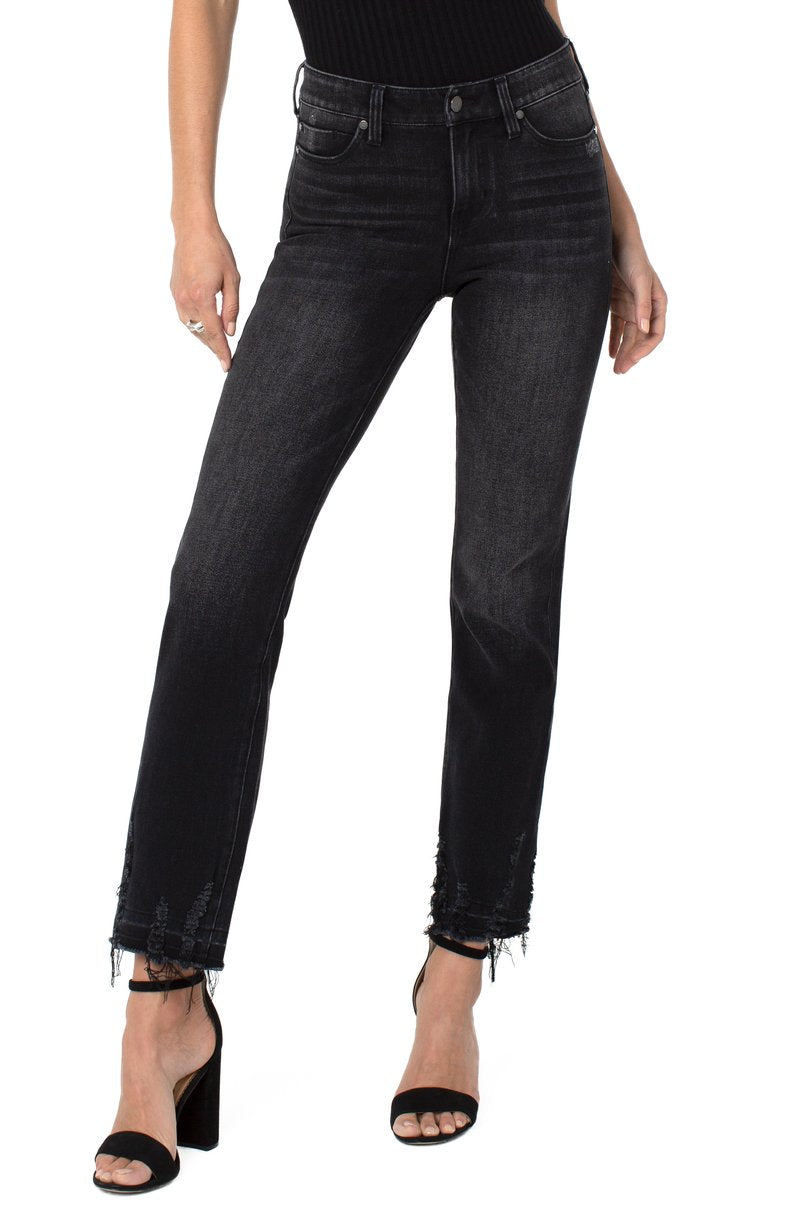 Liverpool Sadie w/ Destructed Let Down Hem (30" inseam) (Cavalier)