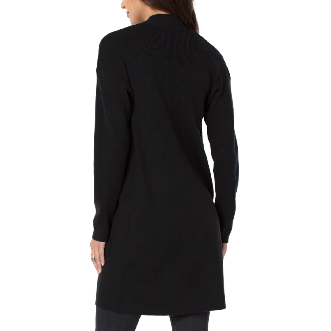 Liverpool Open Front Cardigan Sweater (Solid Colors)