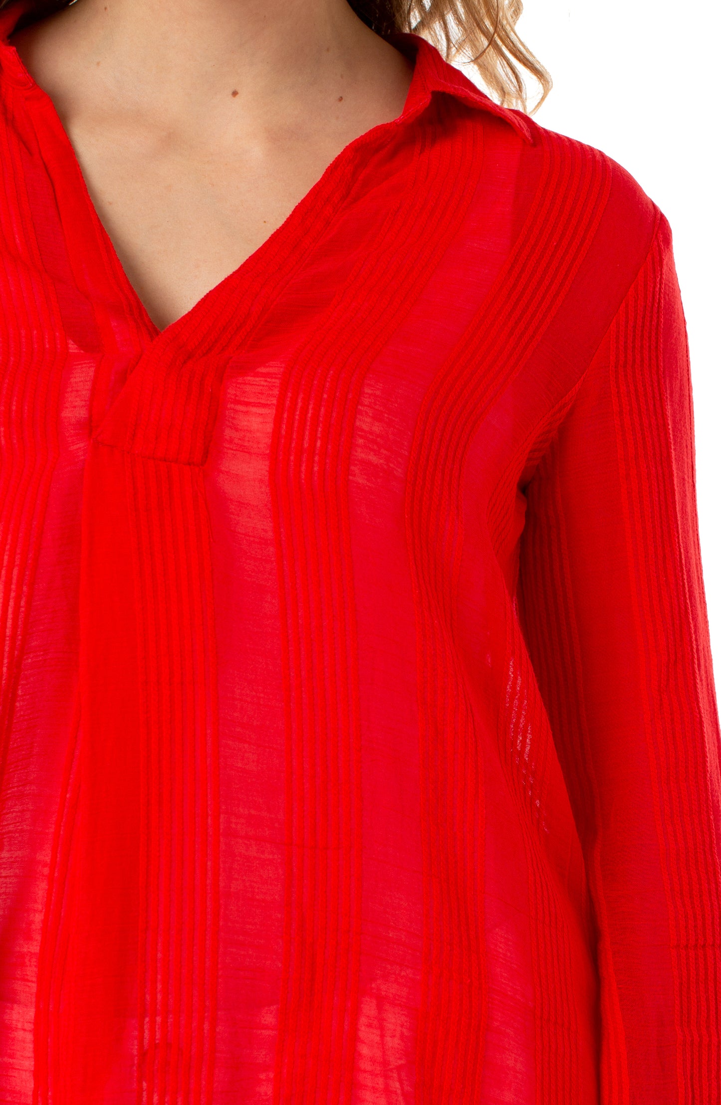 Liverpool Asymmetrical Popover Blouse