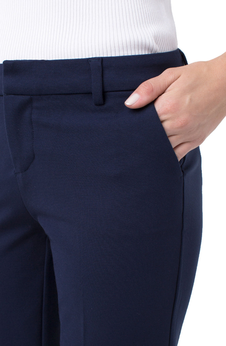 Liverpool Kelsey Knit Trouser 29" inseam (Cadet Blue)
