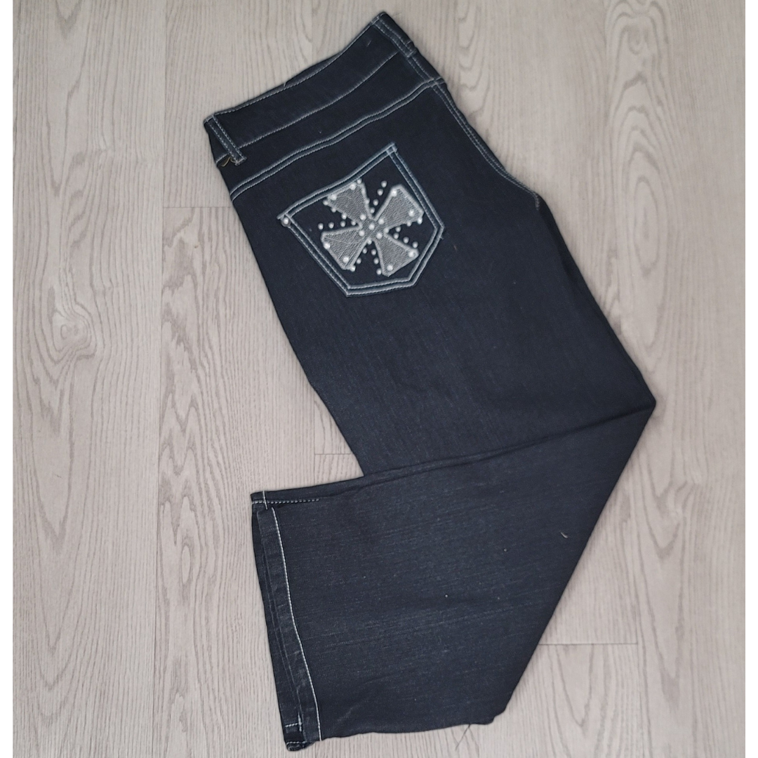 Plus Size Capri Jean with Embellishment