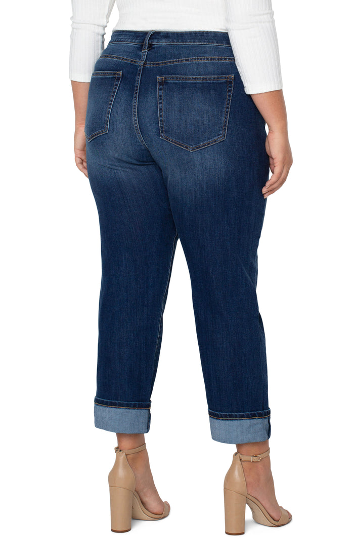 Liverpool Marley Girlfriend Cuffed Eco Jean Plus Size