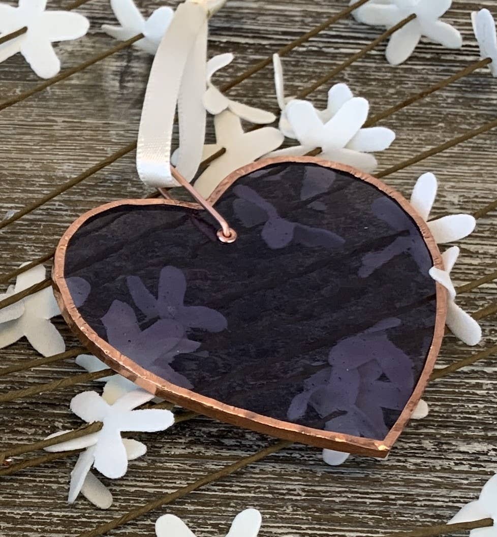 Mom Love You Back: Handmade Stained Glass Heart