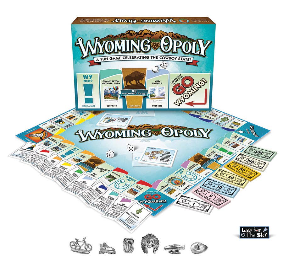 Wyoming-Opoly (state) Board Game