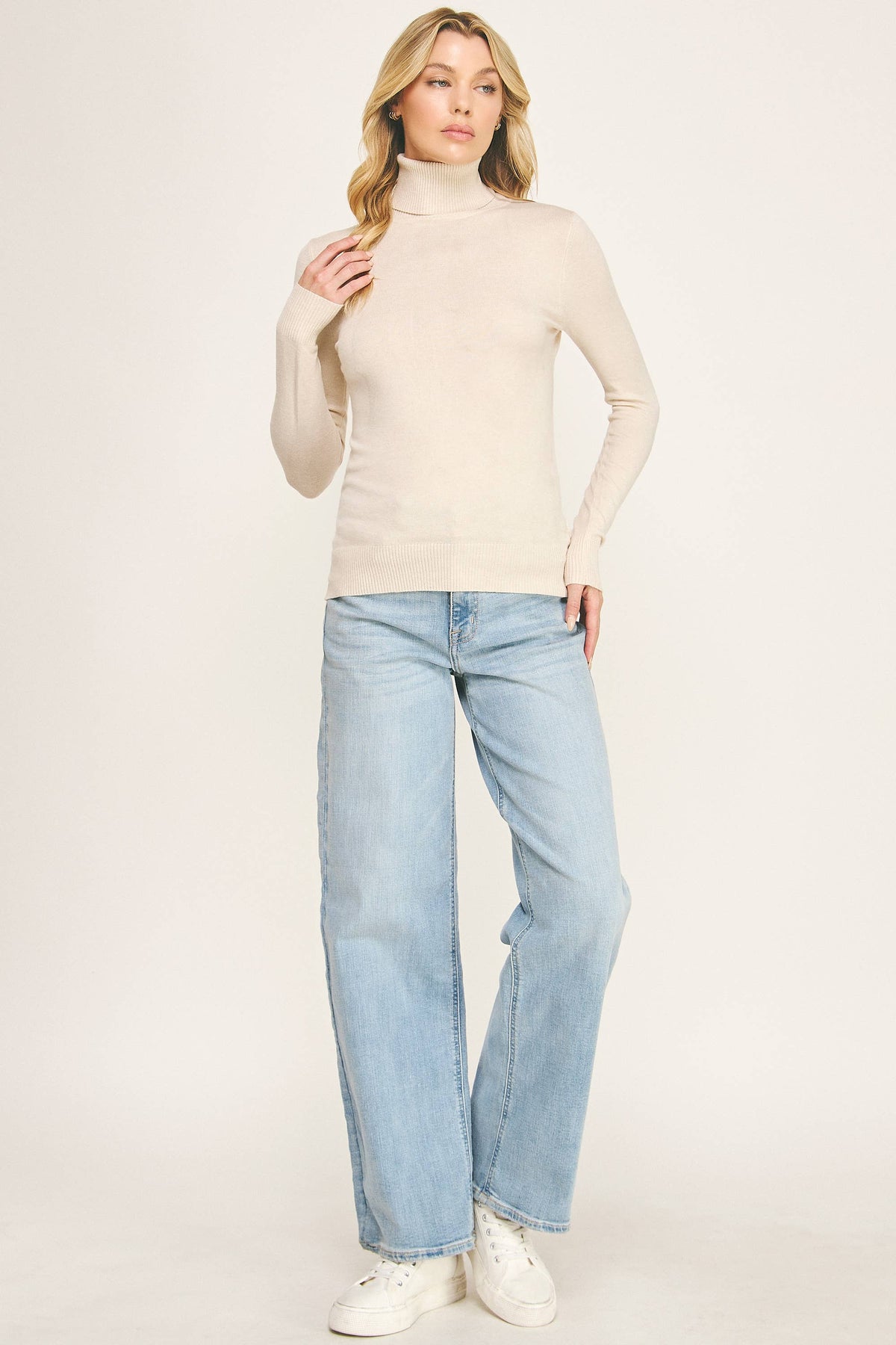 Classic Turtleneck Knit Sweater (variety of colors)