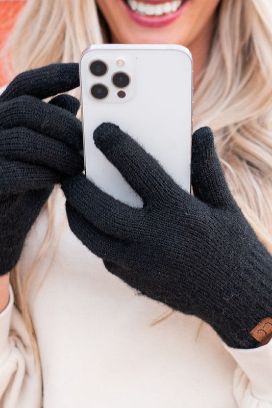 CC Knitted Touch Screen Gloves