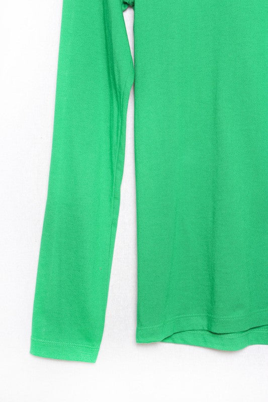 Women's Long Sleeve Basic Solid Top
