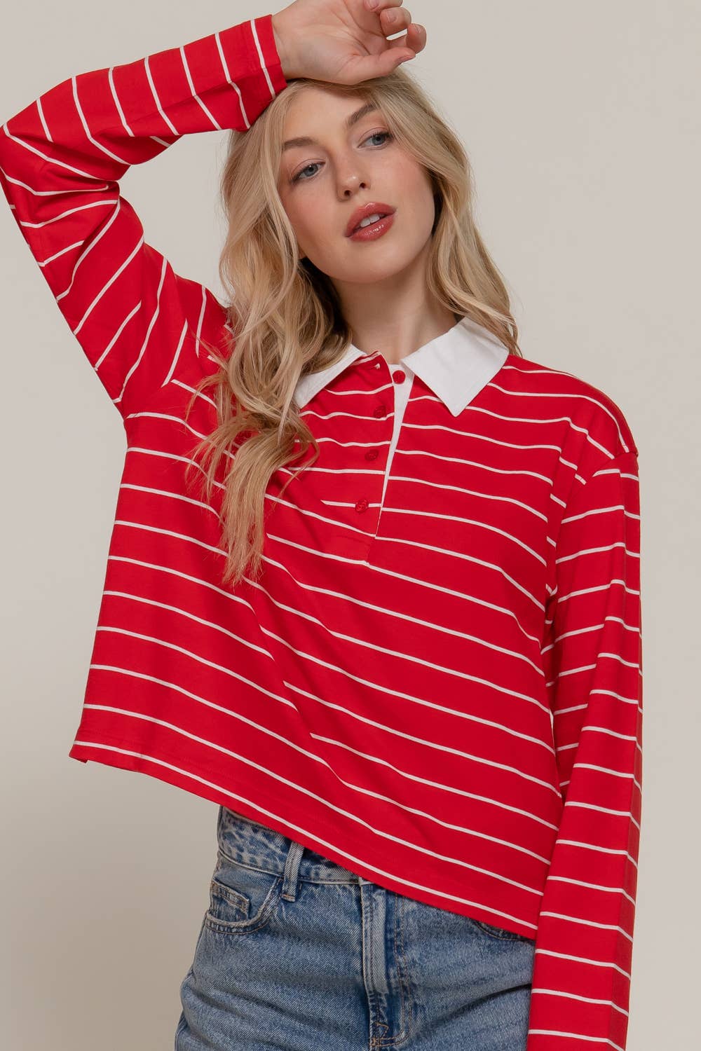 Long Sleeve  Polo Shirt