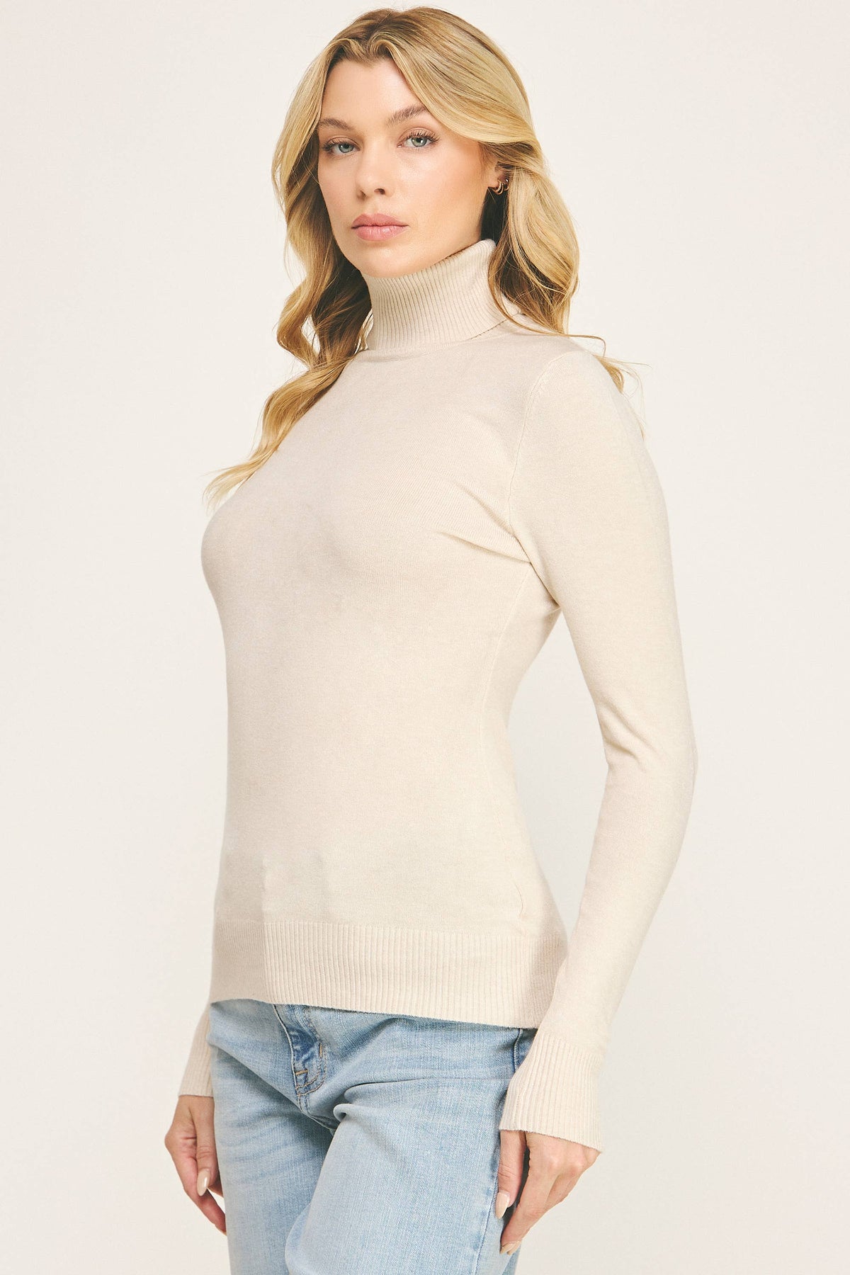 Classic Turtleneck Knit Sweater (variety of colors)