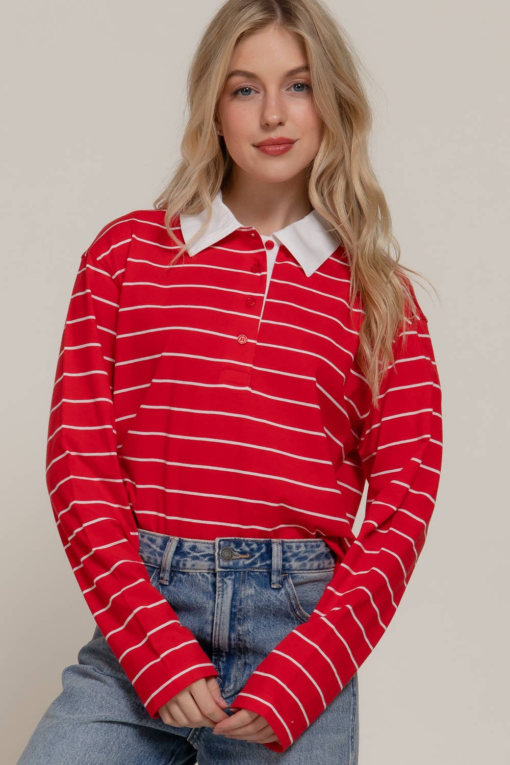 Long Sleeve  Polo Shirt