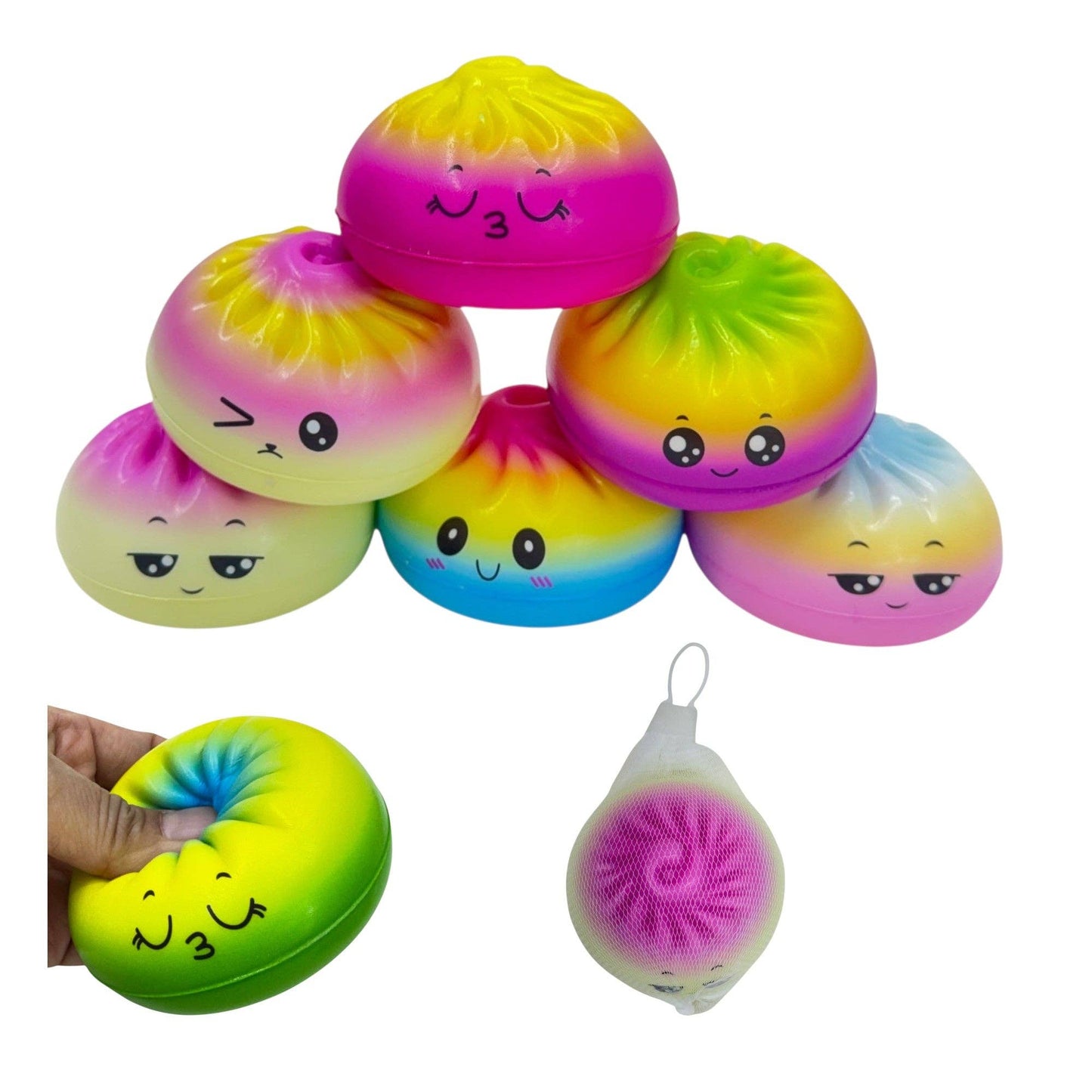 Rainbow Foam Squishy Dumpling