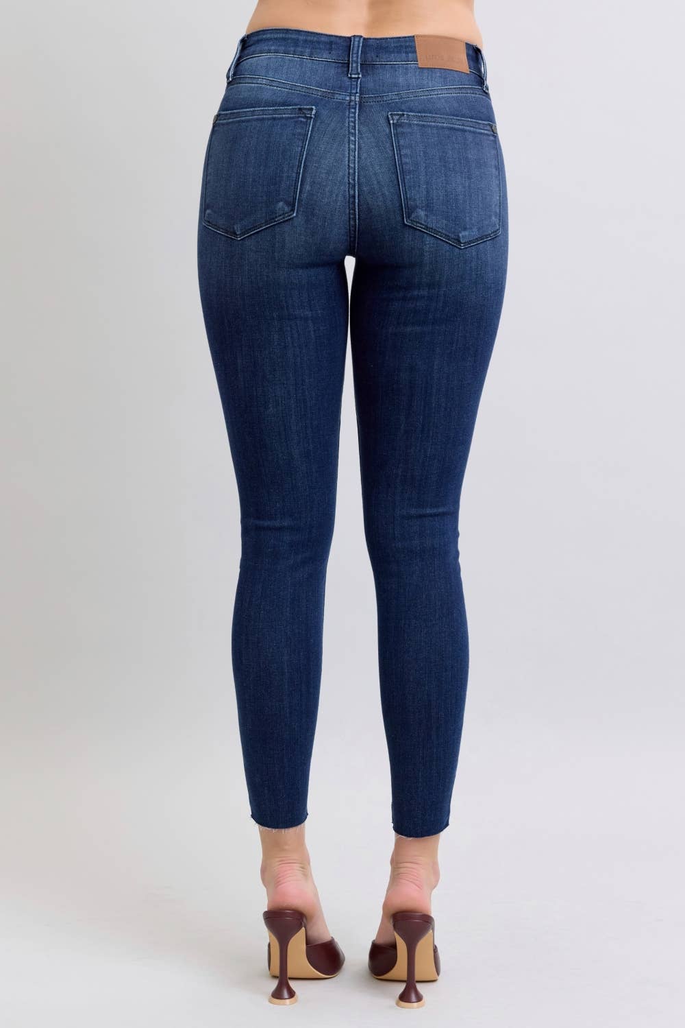 Judy Blue Skinny w Raw Hem (28" inseam)