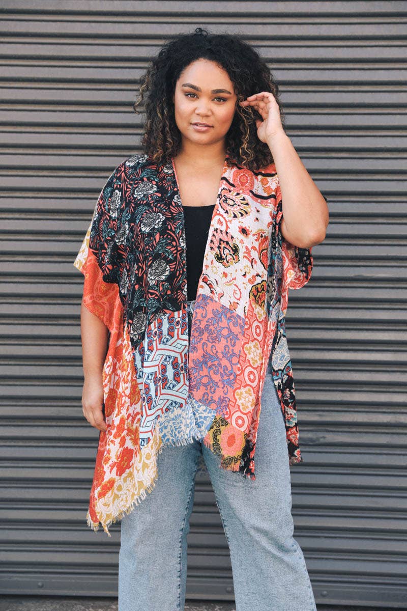 Floral Patchwork Kimono