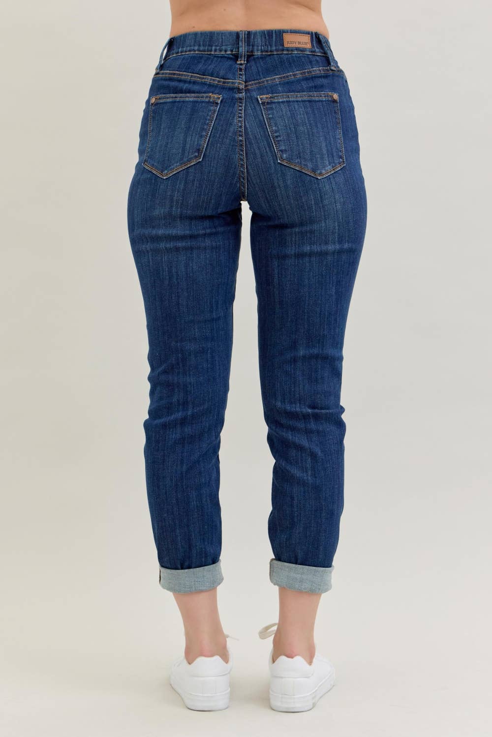 Judy Blue High Waisted Pull-on Double Cuff Slim (28 1/2" to 32" inseam)