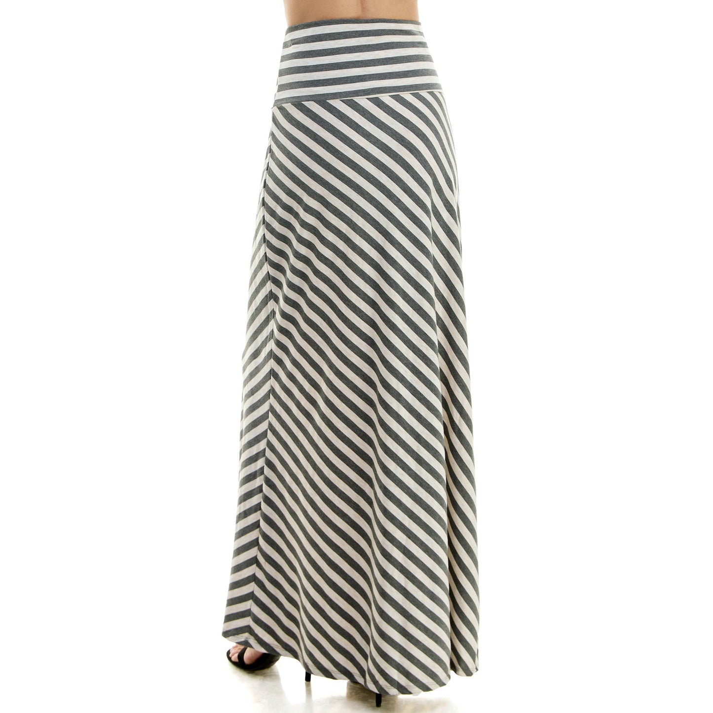 High Waist Maxi Basic Skirt