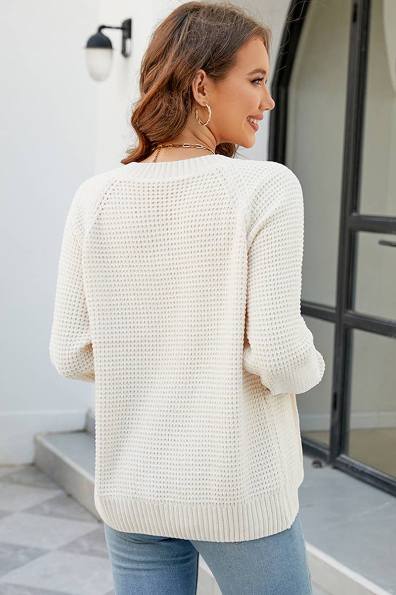 Zip-Up Long Sleeve Cardigan