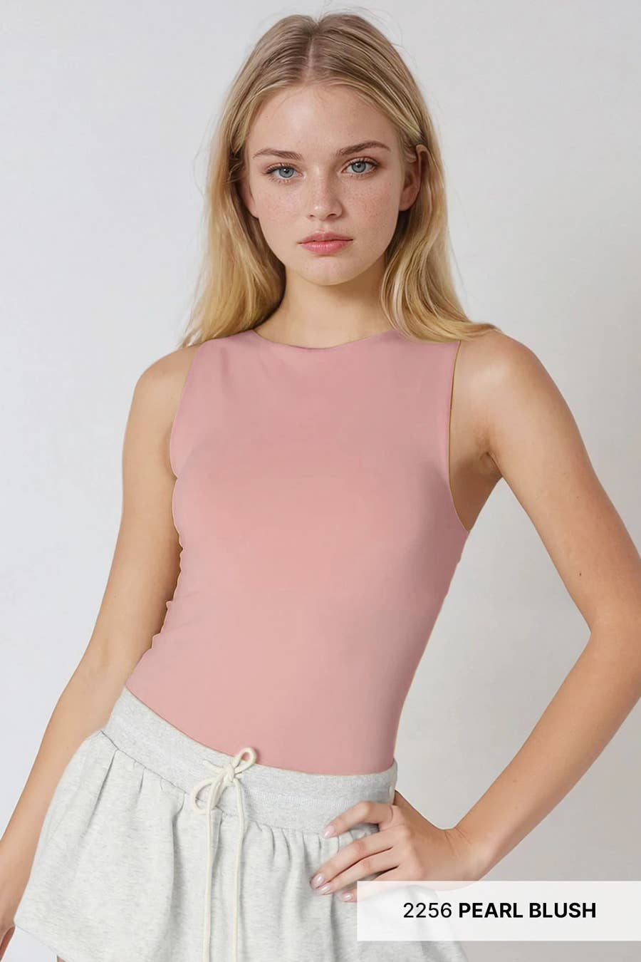 Nikibiki Clean Line Boat Neck Tank Top