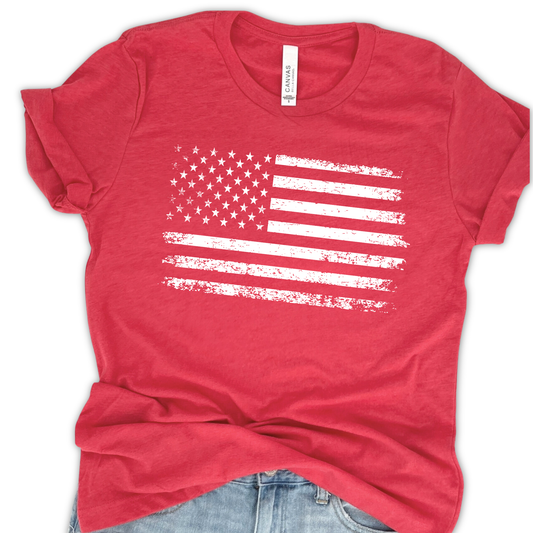 Distressed American Flag T-Shirt