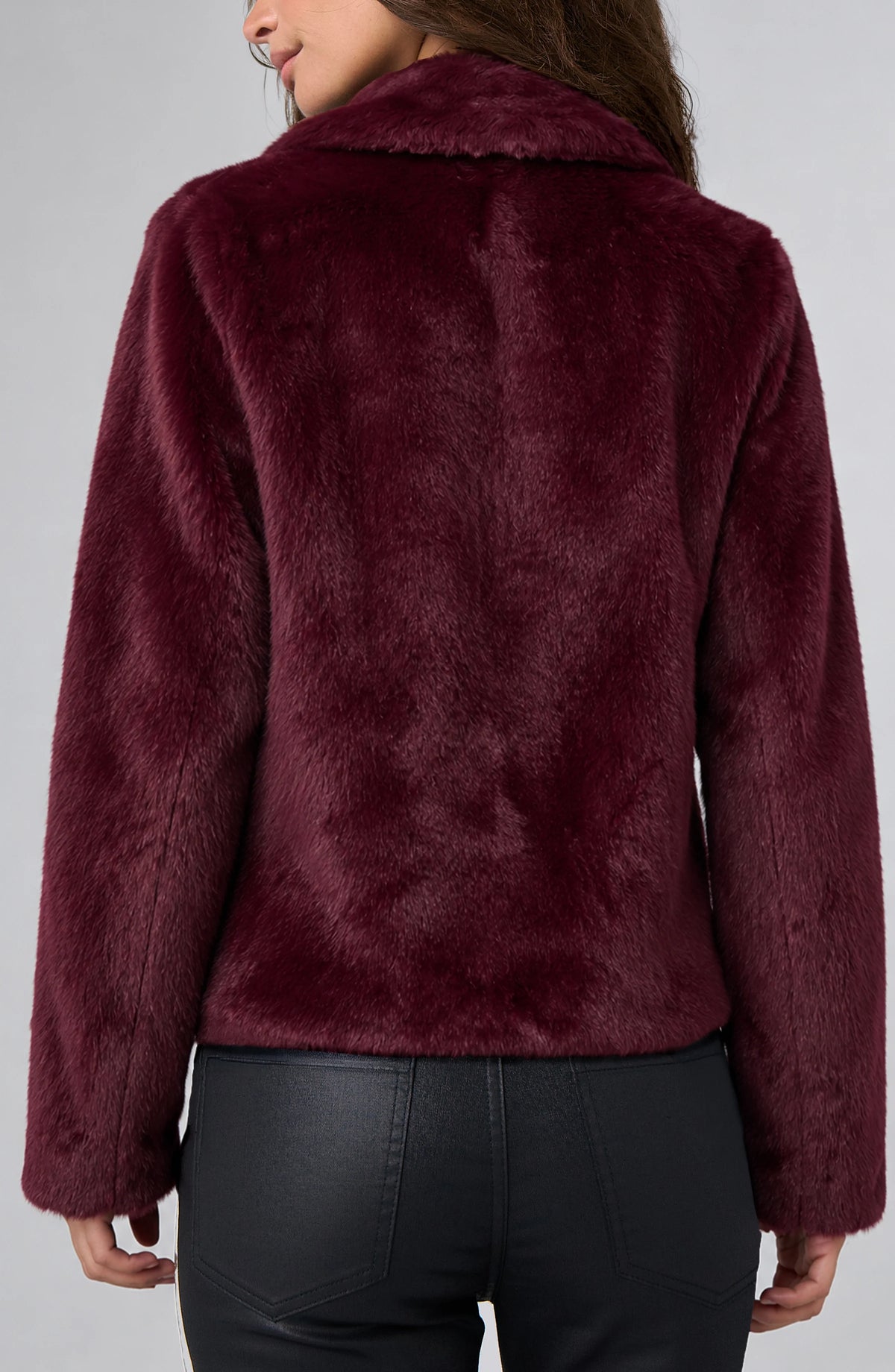 Liverpool Collared Faux Fur Jacket
