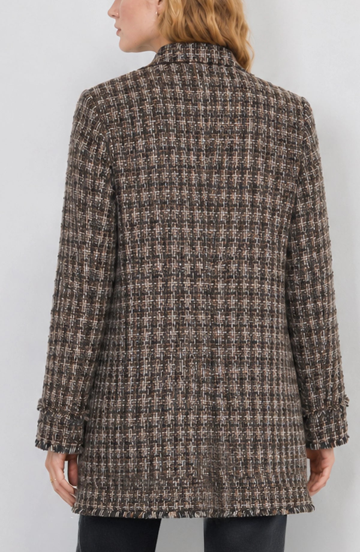 Liverpool Mandarin Collar Lady Coat
