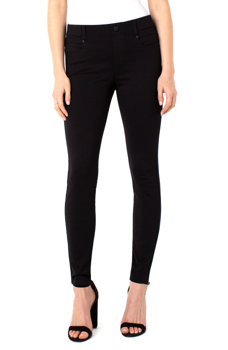 Liverpool Kelsey Knit Trouser 29" inseam (Black)