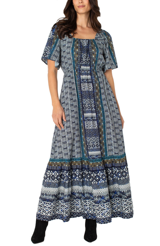 LMD025HE9P20-elbow_slv_square_neck_woven_maxi_dress-front