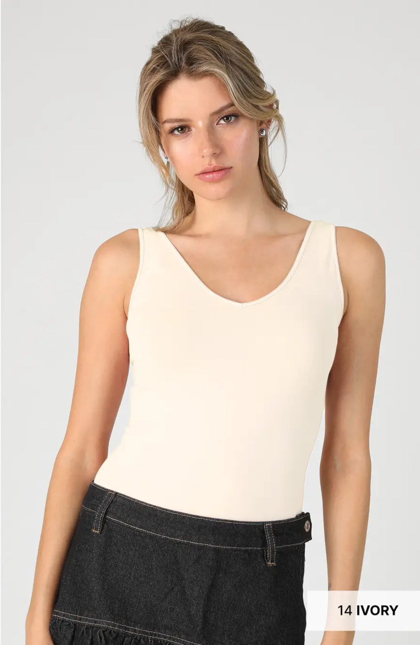 Nikibiki Reversible Double Sided Plain Jersey Tank Top (assorted colors)