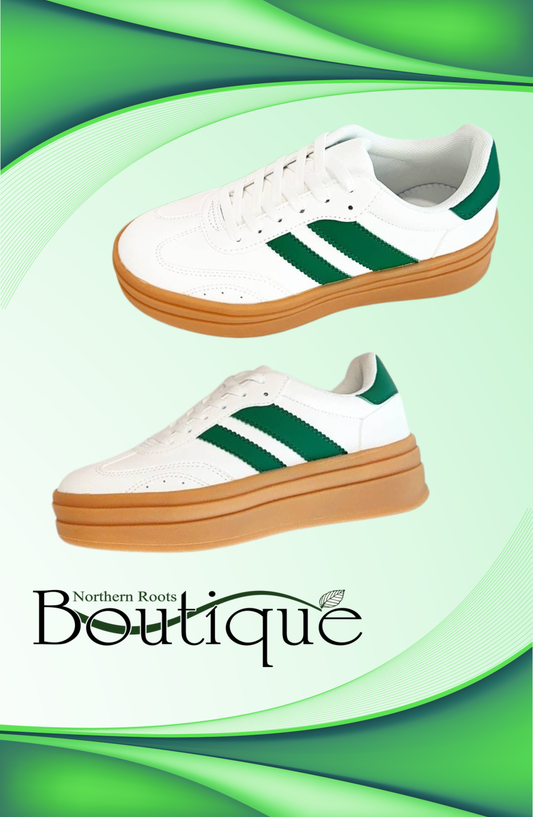 Double Strap Design Platform Sneakers