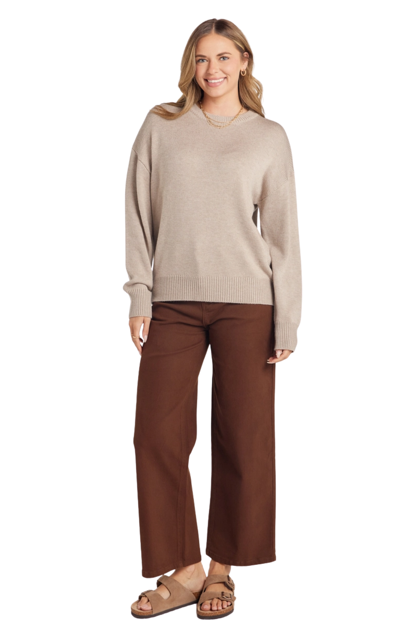 Ribbed Long Sleeve Sweater