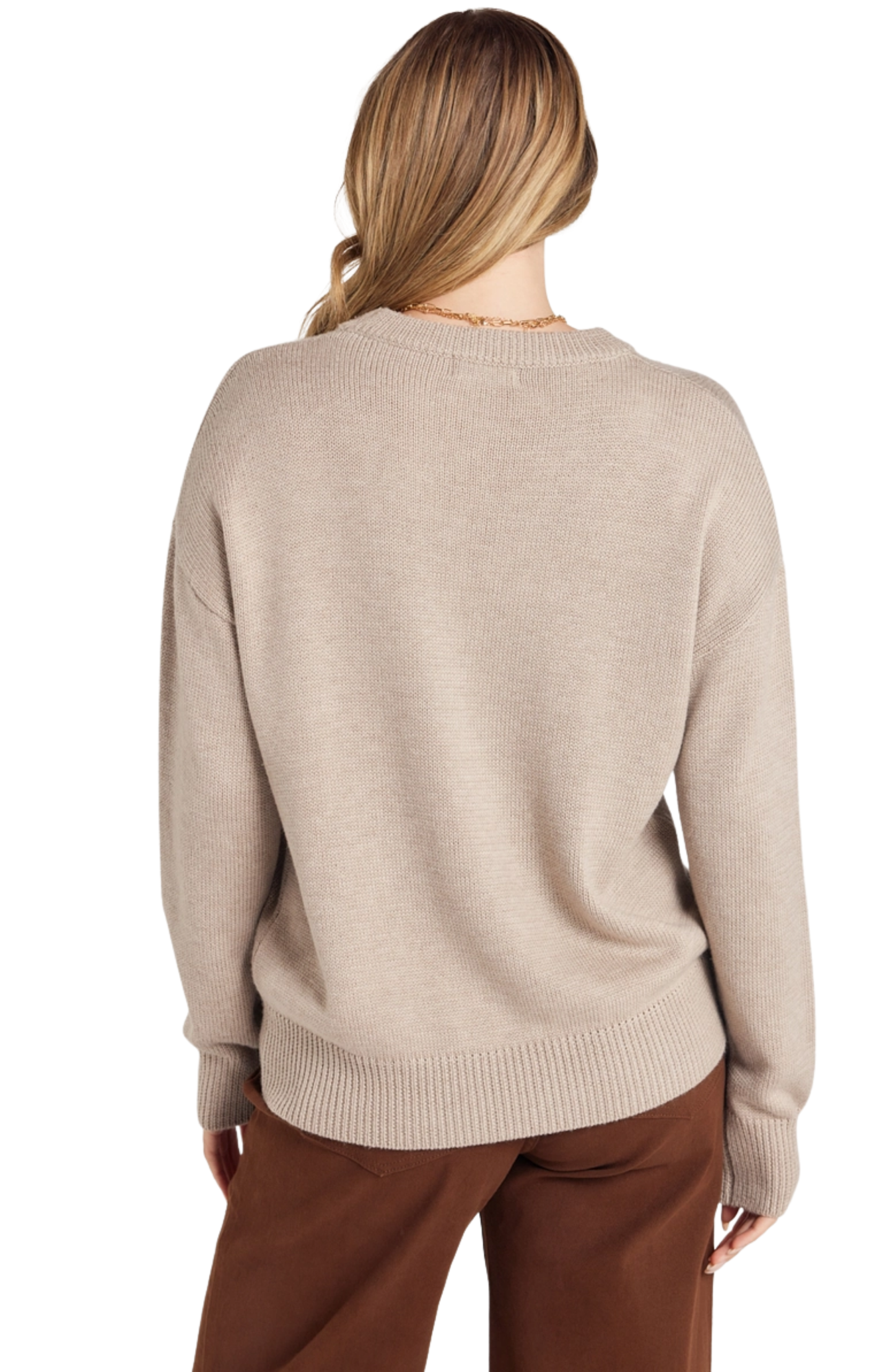 Ribbed Long Sleeve Sweater