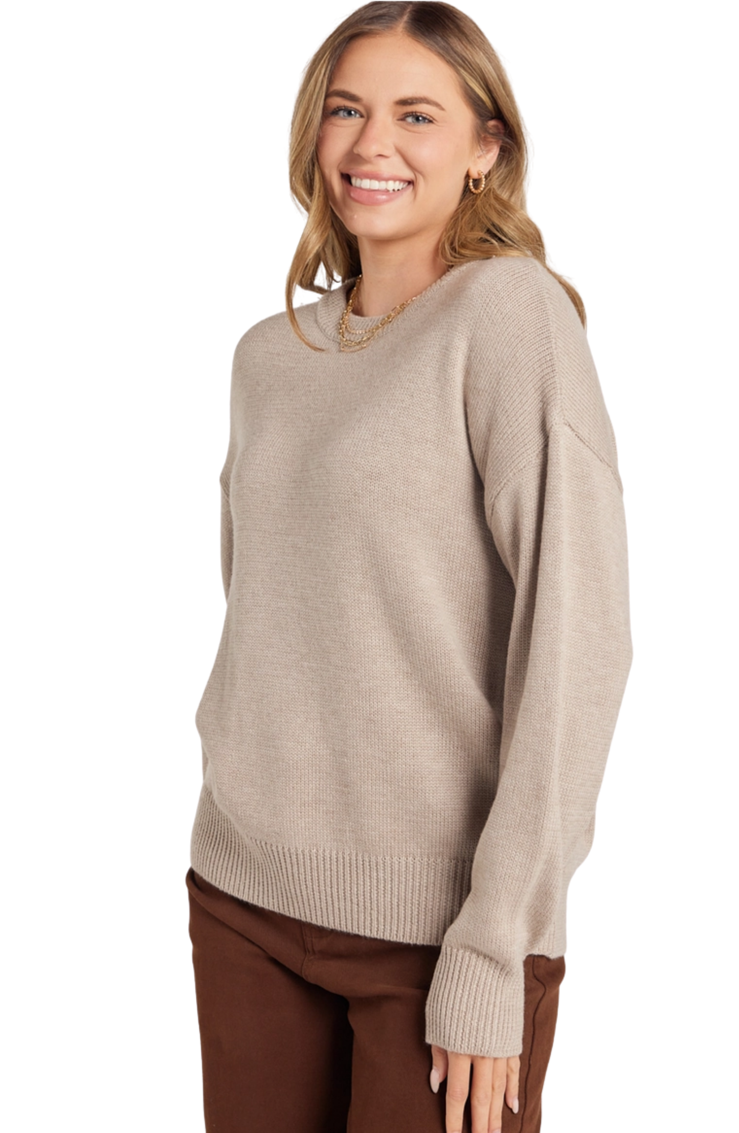 Ribbed Long Sleeve Sweater