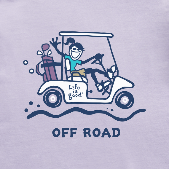 Life is Good Women's Jackie Off Road Golf Crusher Vee (Lilac Purple)