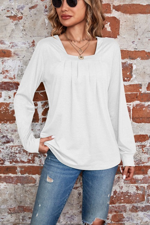 Pull Over Long Sleeve Top