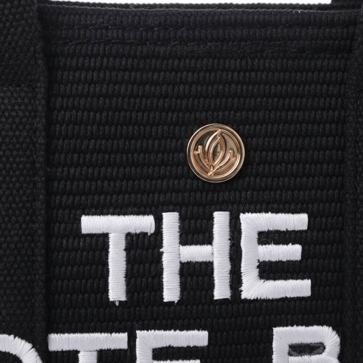 Canvas Tote Bag with Black Trim