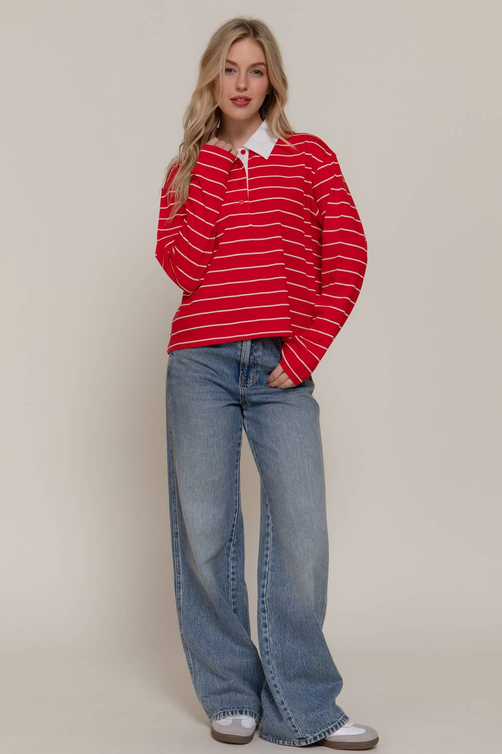 Long Sleeve  Polo Shirt