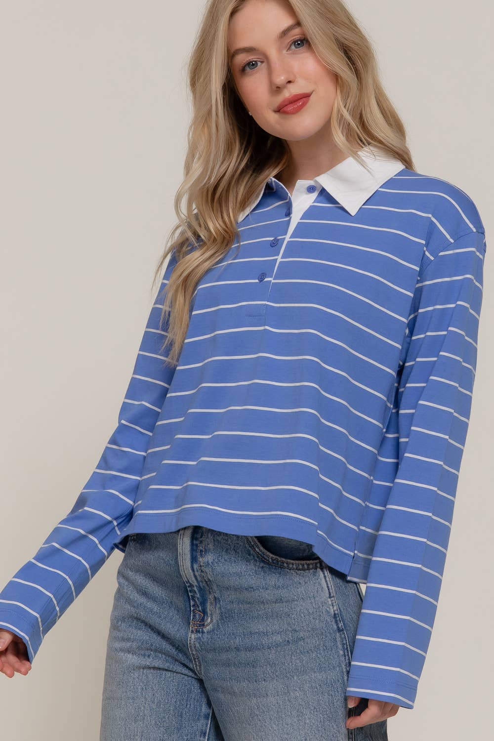Long Sleeve  Polo Shirt