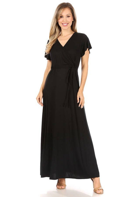 Short Sleeve Maxi Dress