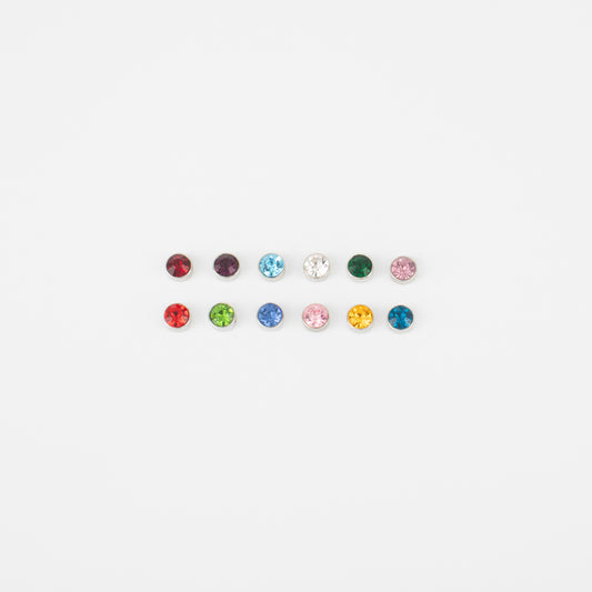jBloom Crystal Dainty Birthstone Charm