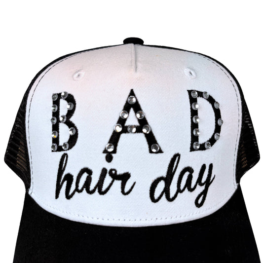 Sassy & Bling Trucker Hats Bad Hair Day
