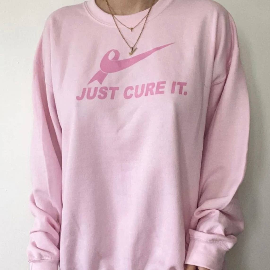 Just Cure It Breast Cancer Crewneck