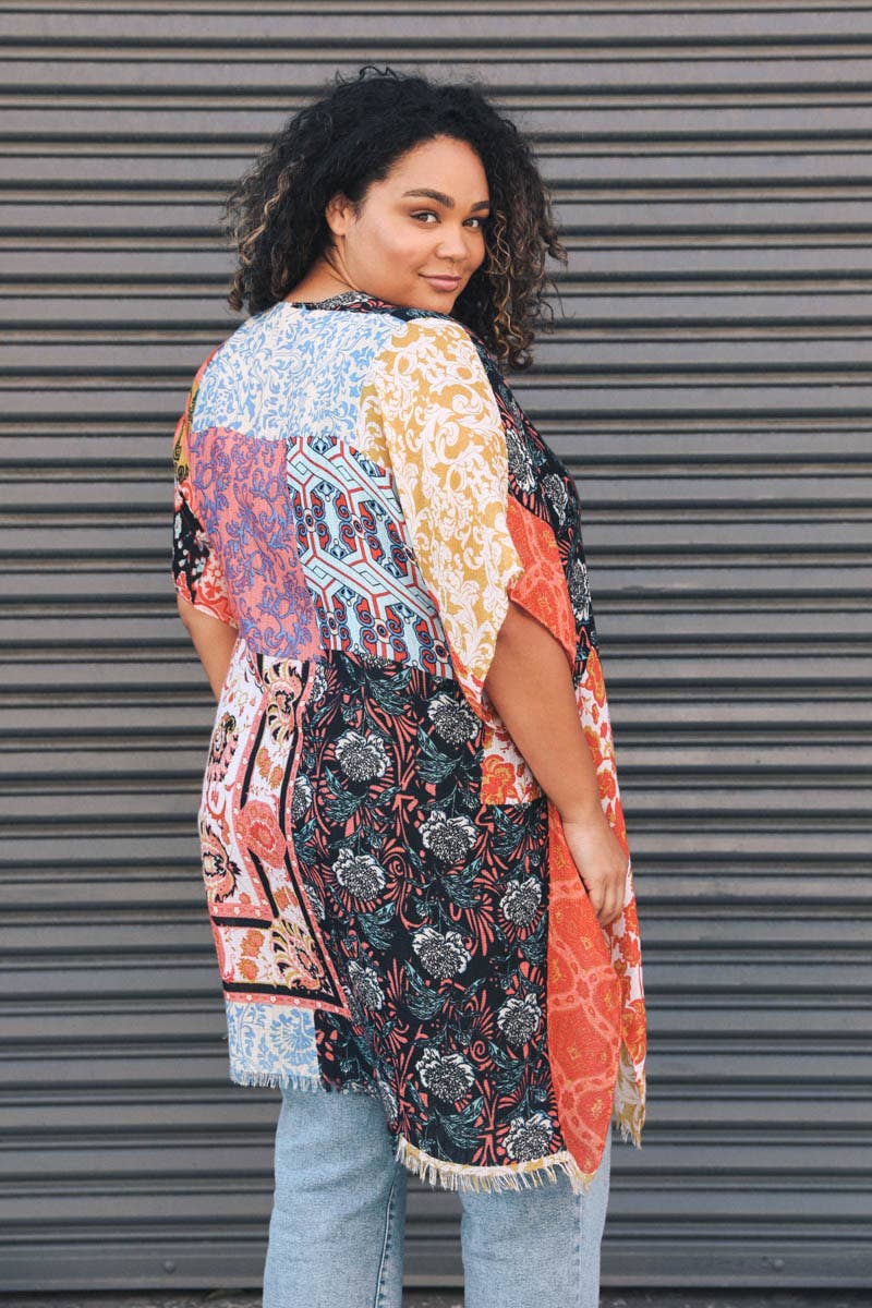 Floral Patchwork Kimono