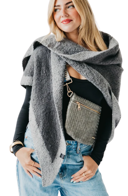 Endless Two-Tone Scarf