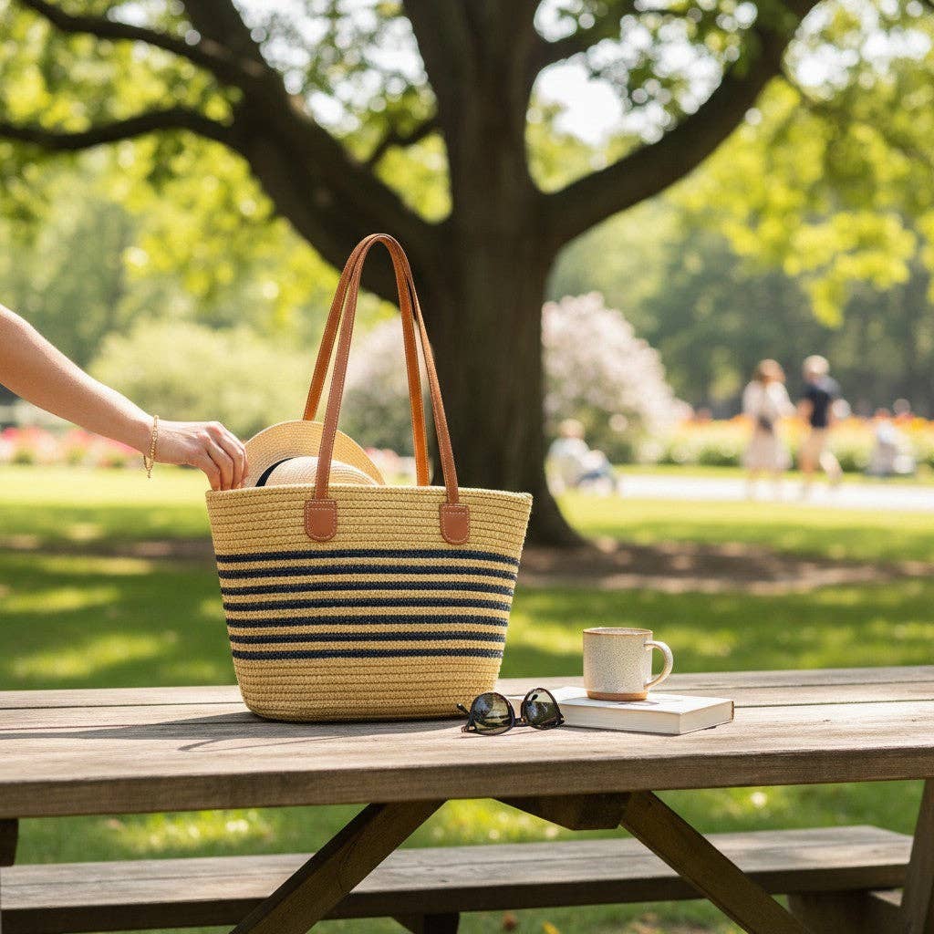 Rattan Beach Shoulder Bag