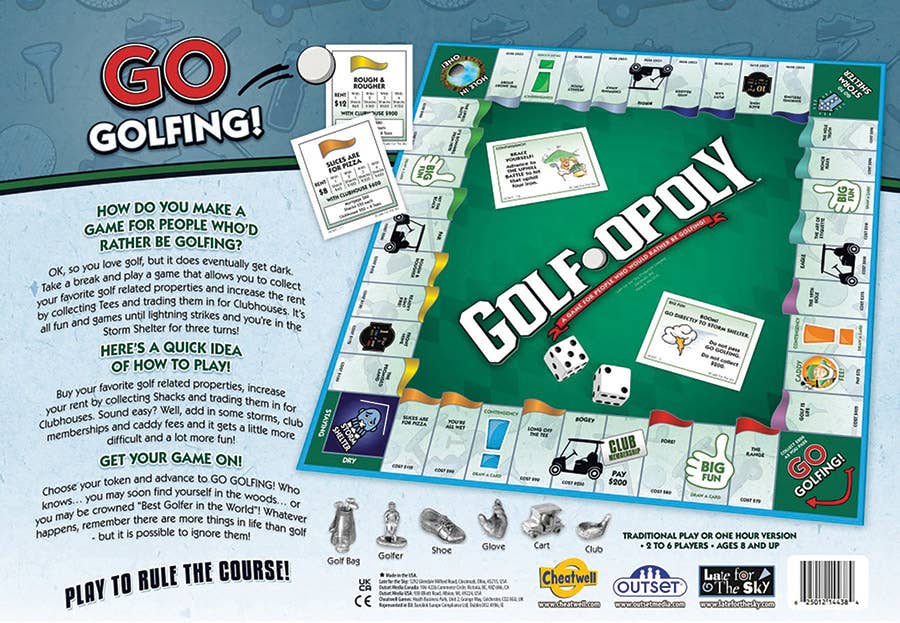Golf-Opoly Board Game, by Late for the Sky