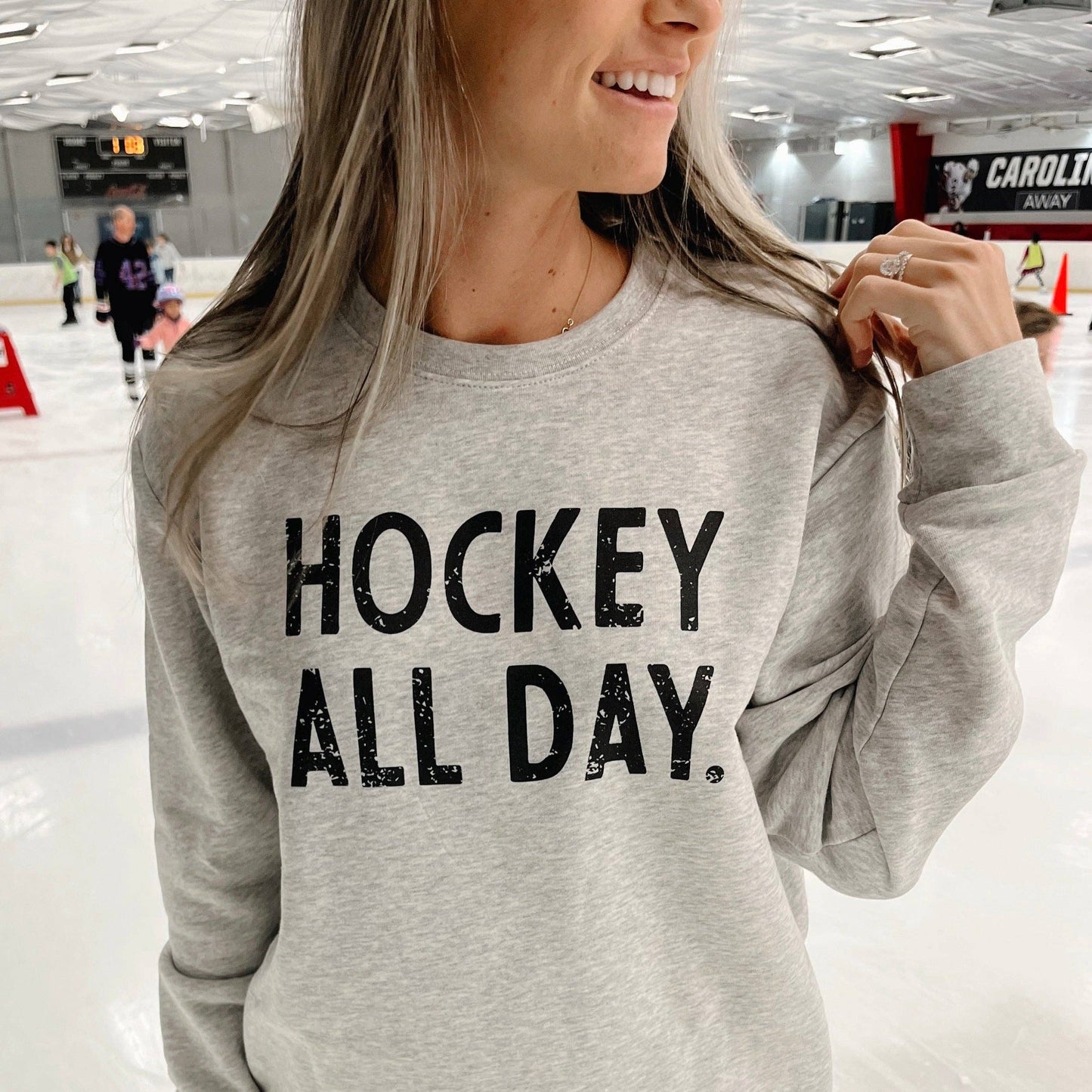 Hockey All Day Long Sleeve Shirt