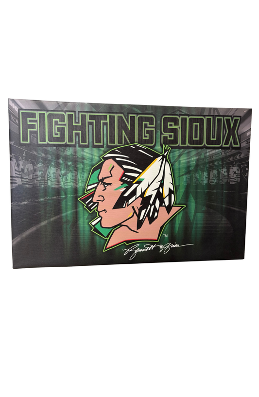 Fighting Sioux Canvas Sign