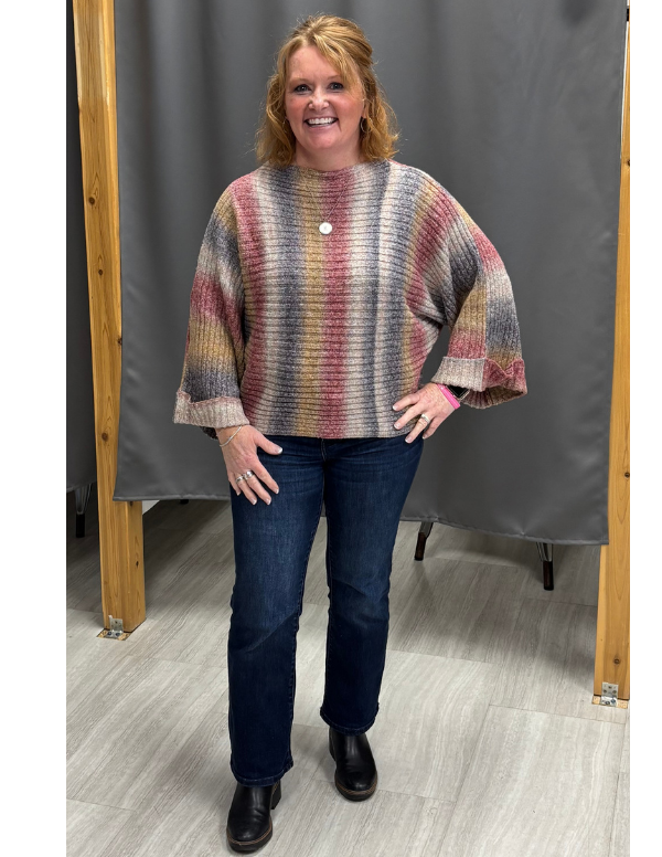 Dolman Sleeve Vintage Aesthetic Knit Sweater