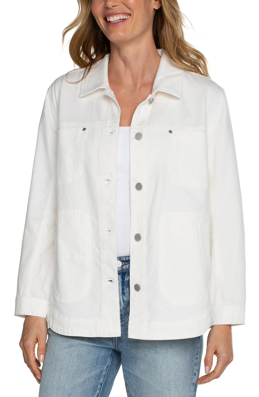 Liverpool Shirt Jacket (Bright White)