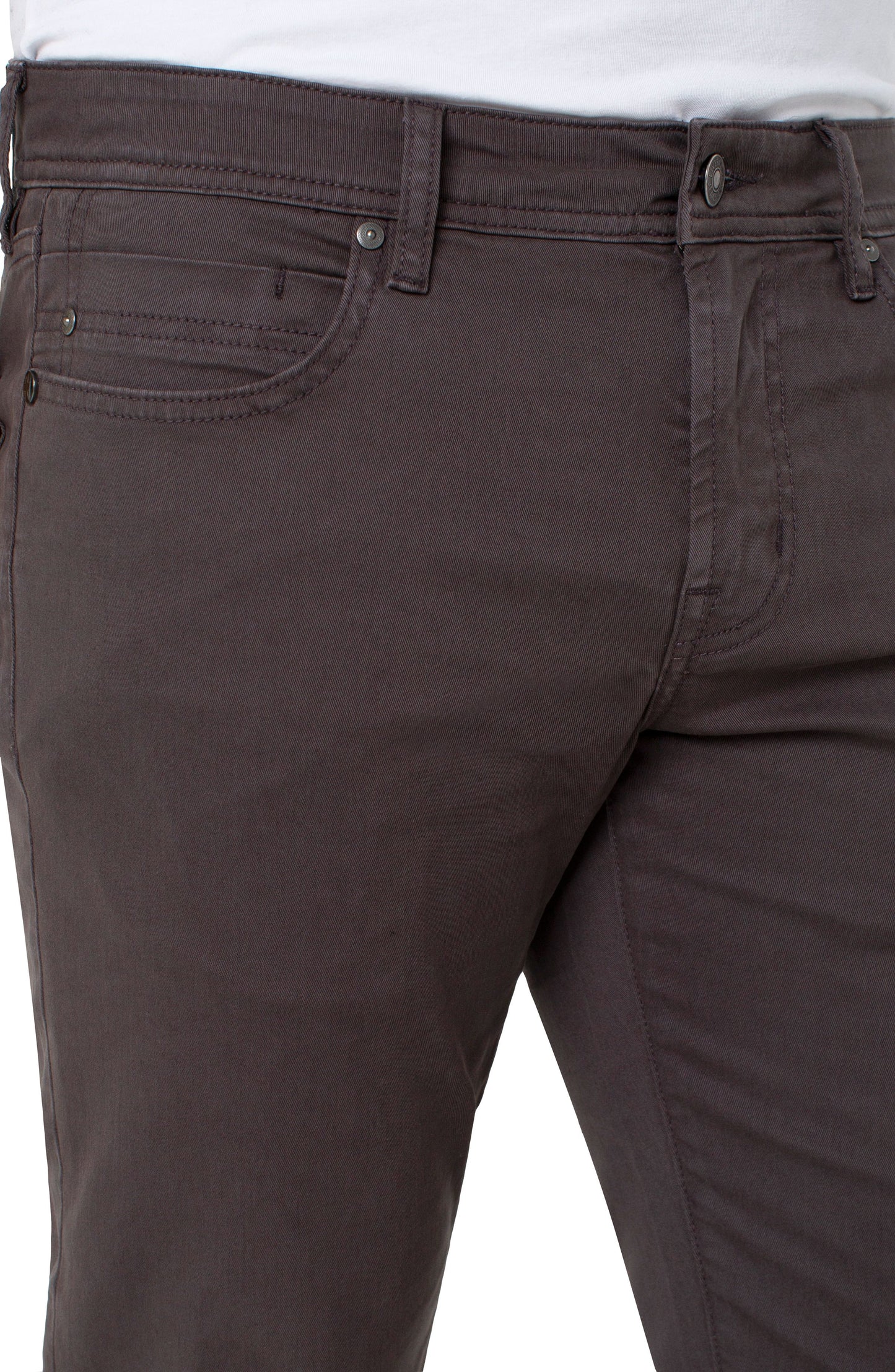 Liverpool Men's Kingston Modern Straight Pants 32" Inseam (palm, cub, cement, shale)